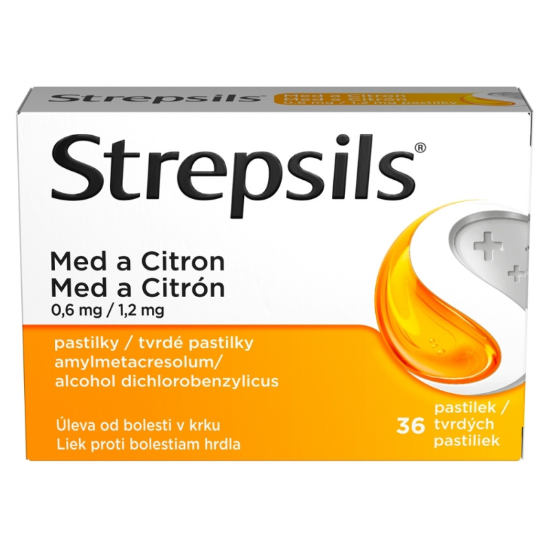 STREPSILS MED A CITRON 0,6MG/1,2MG pastilka 36