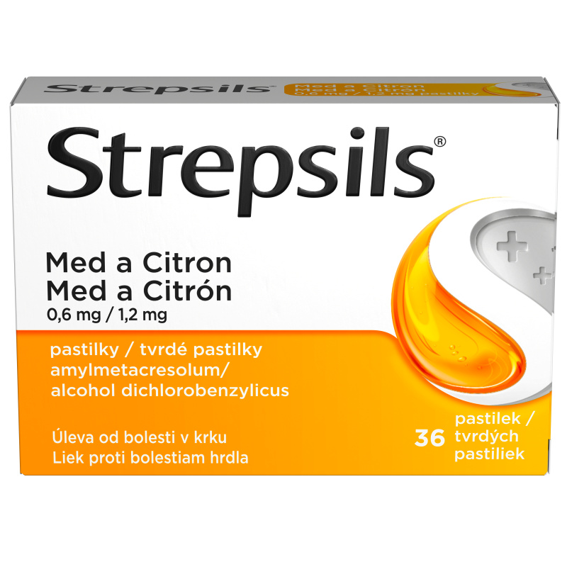 STREPSILS MED A CITRON 0,6MG/1,2MG pastilka 36