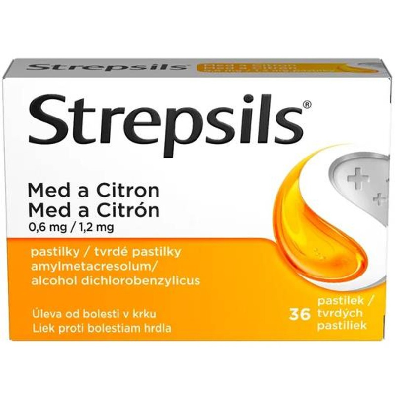 STREPSILS MED A CITRON 0,6MG/1,2MG pastilka 36
