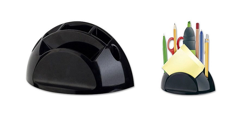Stojánek na tužky a bločky ICO Smart, černá ICO