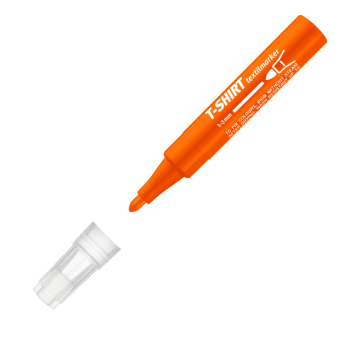 Popisovač ICO na textil, oranžový ICO