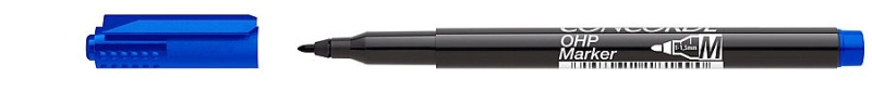 Popisovač CONCORDE OHP M, permanentní, modrý CONCORDE