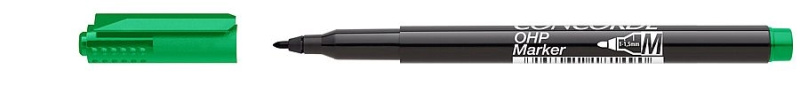Popisovač CONCORDE OHP M, permanentní, zelený CONCORDE