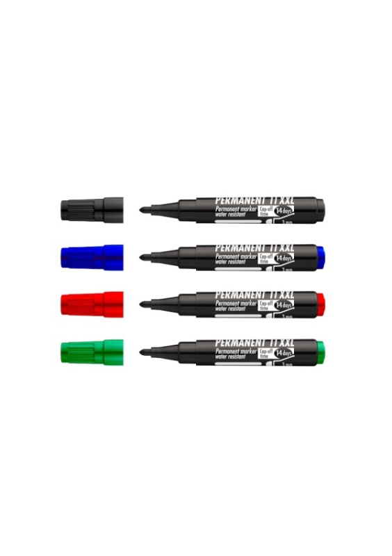 Popisovač CONCORDE 11XXL, permanentní, sada 4ks CONCORDE