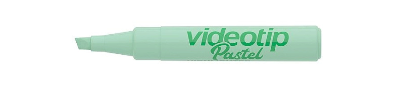 Zvýrazňovač ICO Videotip pastelový, pastel zelená ICO