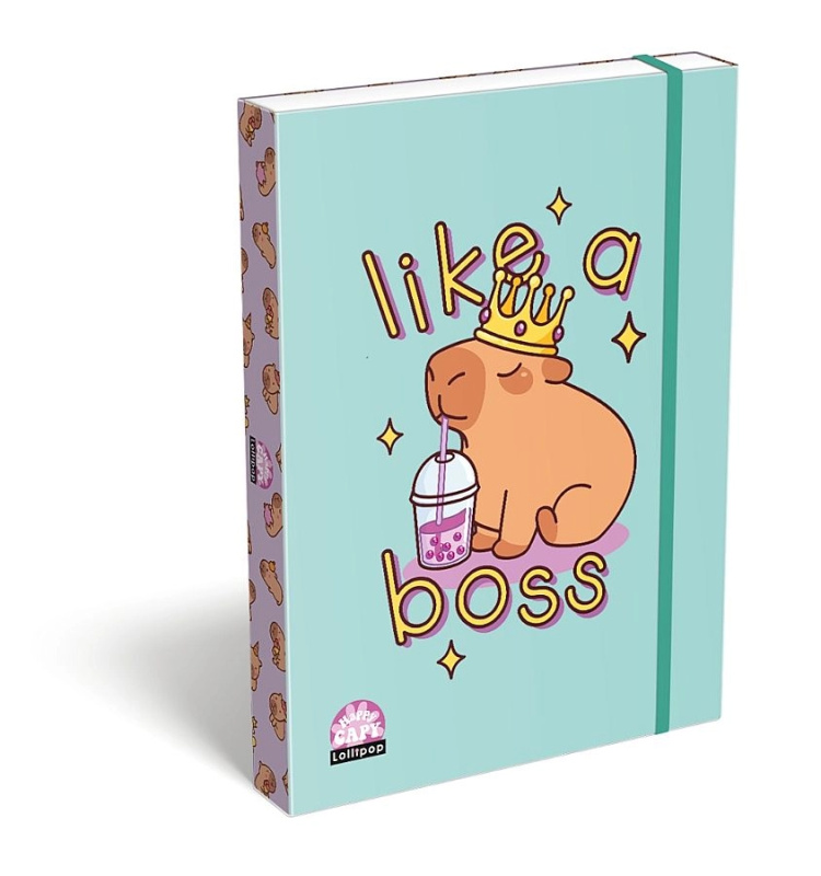 LizzyCard desky na sešity A4 capybara
