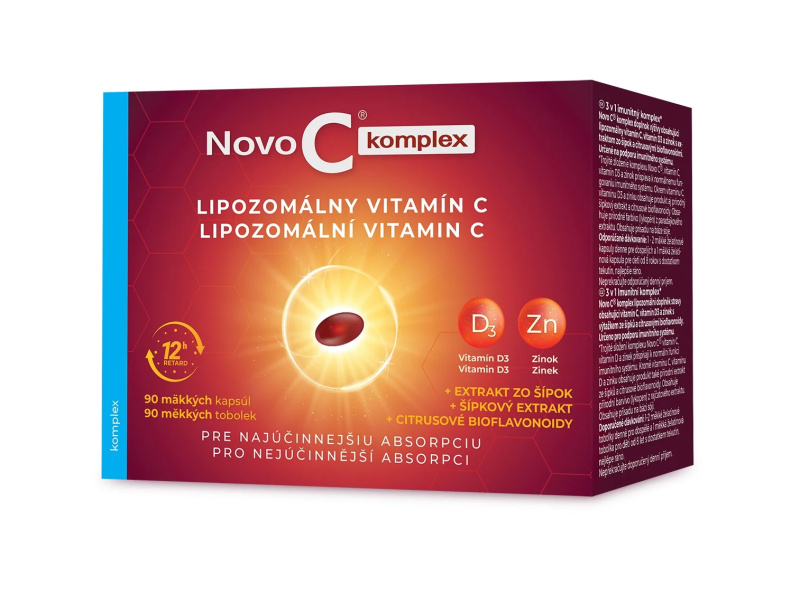 NOVO C komplex Lipozomální vitamín C 90 tobolek