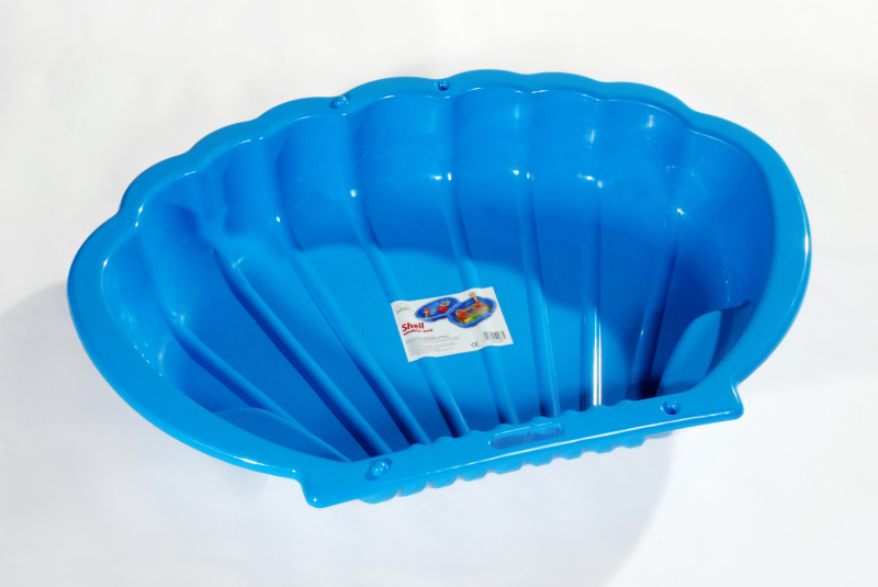 Pískoviště mušle modré 108x78 cm