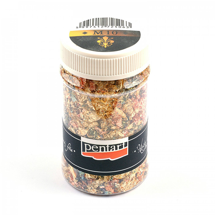 Pentart Vločky metalické PENTART 1 g vzor M10