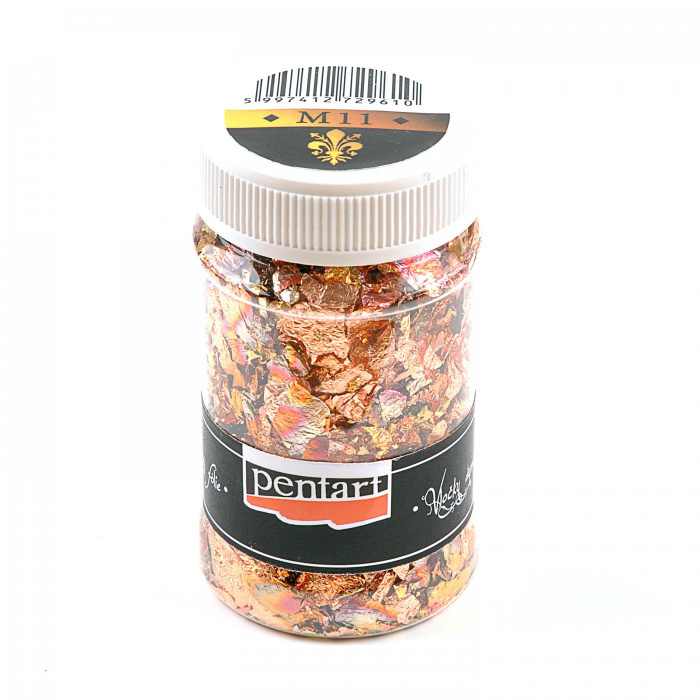 Pentart Vločky metalické PENTART 1 g vzor M11