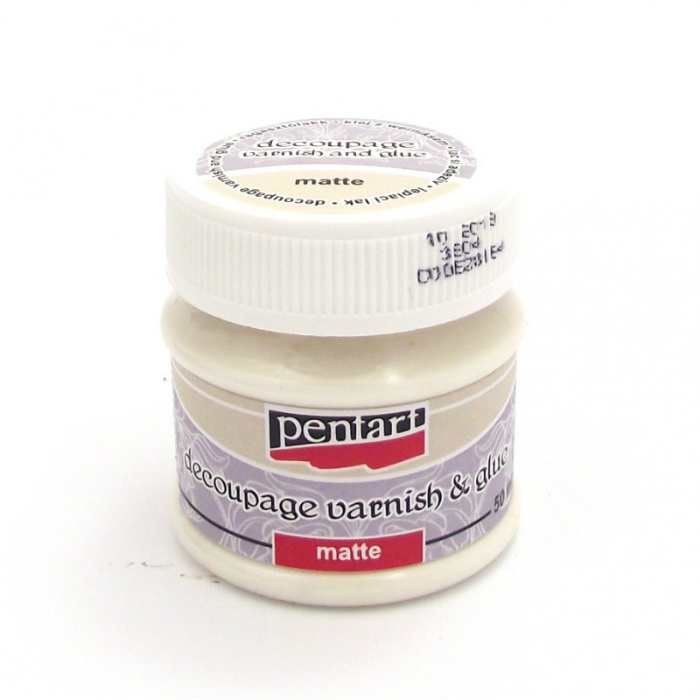 Pentart Lepidlový lak na decoupage matný PENTART 50 ml
