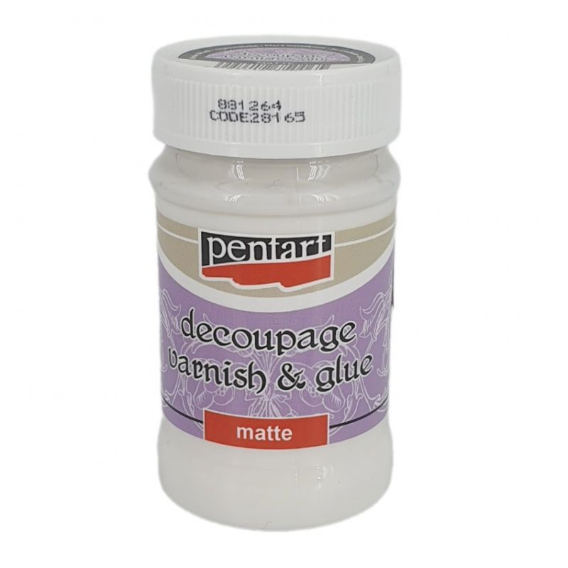 Pentart Lepidlový lak na decoupage matný PENTART 100 ml