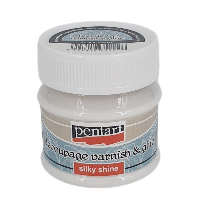 Pentart Lepidlový lak na decoupage PENTART 50 ml HEDVÁBNÝ LESK
