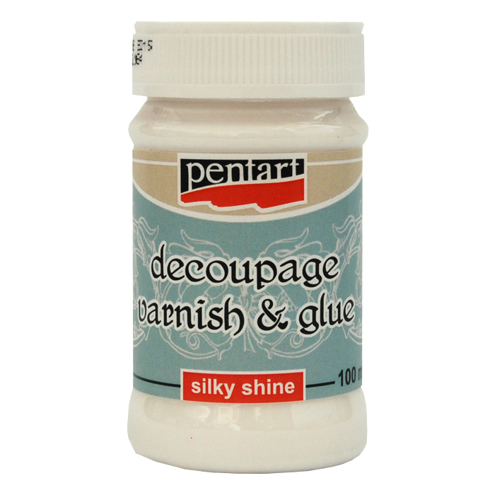 Pentart Lepidlový lak na decoupage PENTART 100 ml HEDVÁBNÝ LESK