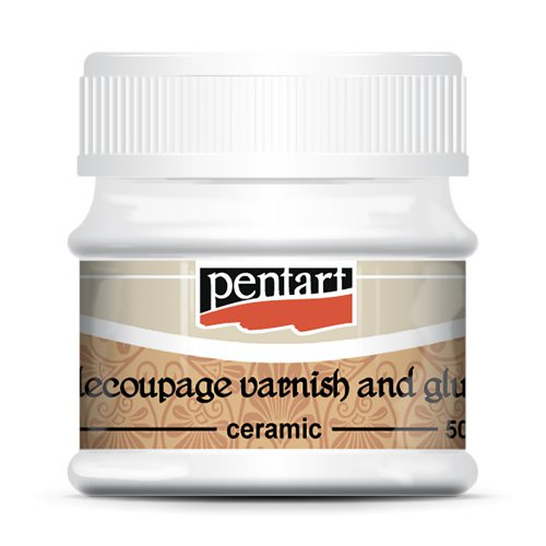 Pentart Lepidlo a lak Decoupage na keramiku PENTART 50 ml