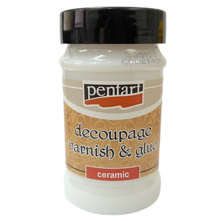 Pentart Decoupage lak a lepidlo na keramiku PENTART 100 ml