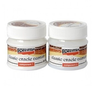 Pentart Krakelovací lak klasik - dvousložkový PENTART 50 ml