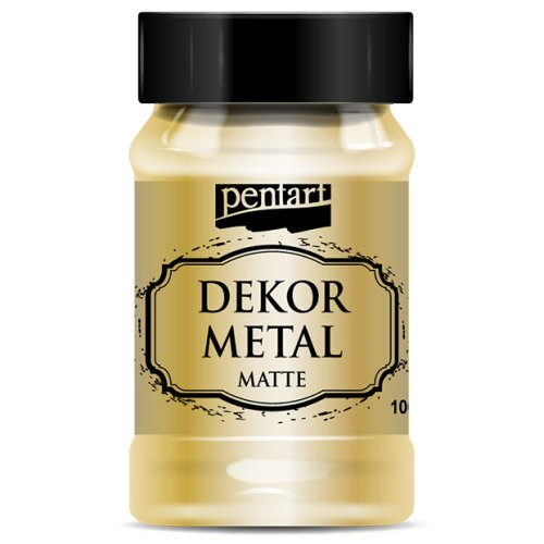 Pentart Metalická a dekorační barva PENTART 100 ml ZLATÁ