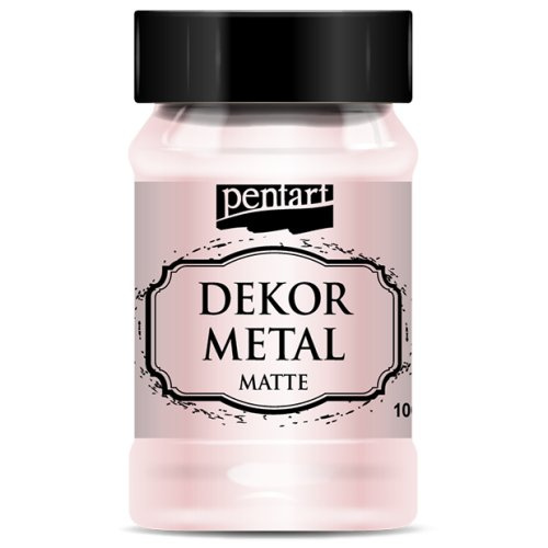 Pentart Metalická a dekorační barva PENTART 100 ml RŮŽOVO ZLATÁ