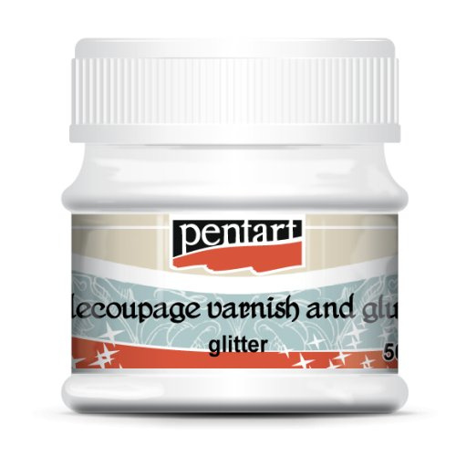 Pentart Lepidlový lak na decoupage Glitter PENTART 50 ml