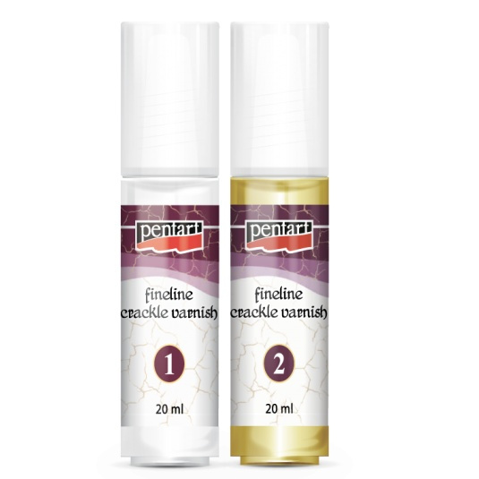 Pentart Krakelovací lak Fineline - dvousložkový PENTART 20 ml