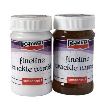 Pentart Krakelovací lak Fineline - dvousložkový PENTART 100 ml