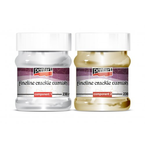 Pentart Krakelovací lak Fineline - dvousložkový PENTART 230 ml