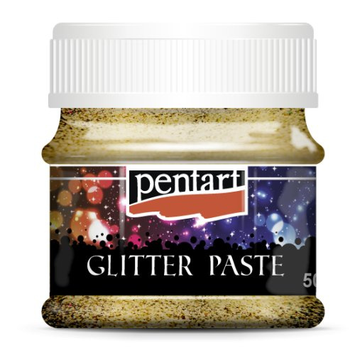 Pentart Glitrová pasta medium PENTART 50 ml ZLATÁ