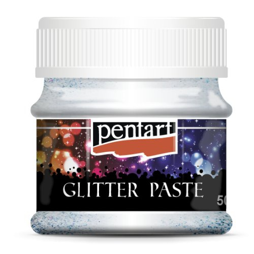 Pentart Glitrová pasta medium PENTART 50 ml STŘÍBRNÁ