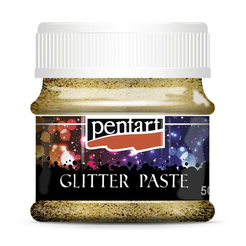 Pentart Glitrová pasta fine PENTART 50 ml ZLATÁ