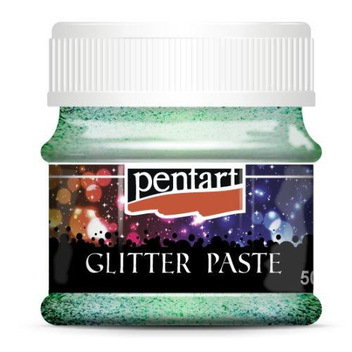 Pentart Glitrová pasta fine PENTART 50 ml SVĚTLÁ ZELENÁ