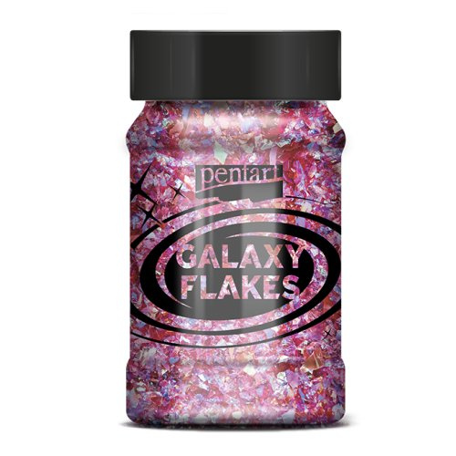 Pentart Galaxy vločky PENTART 15 g JUNO RŮŽOVÁ