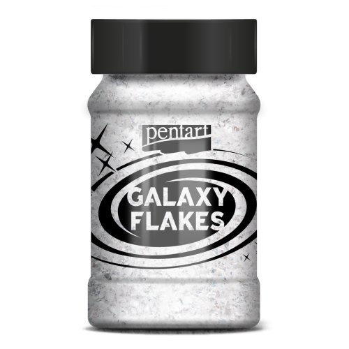 Pentart Galaxy vločky PENTART 15 g MERKUR BÍLÁ