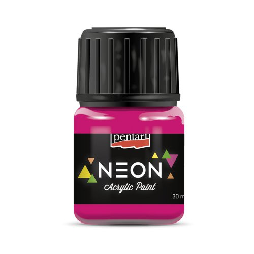 Pentart Akrylová barva NEON PENTART 30 ml RŮŽOVÁ