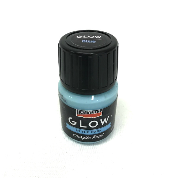 Pentart Akrylová barva svítící ve tmě PENTART 30 ml MODRÁ