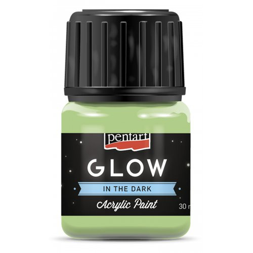 Pentart Akrylová barva svítící ve tmě PENTART 30 ml ZELENÁ