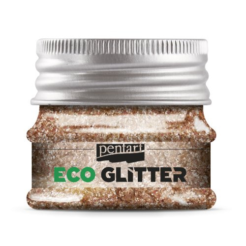 Pentart Eko Glitter PENTART 15 g FINE RŮŽOVO ZLATÁ