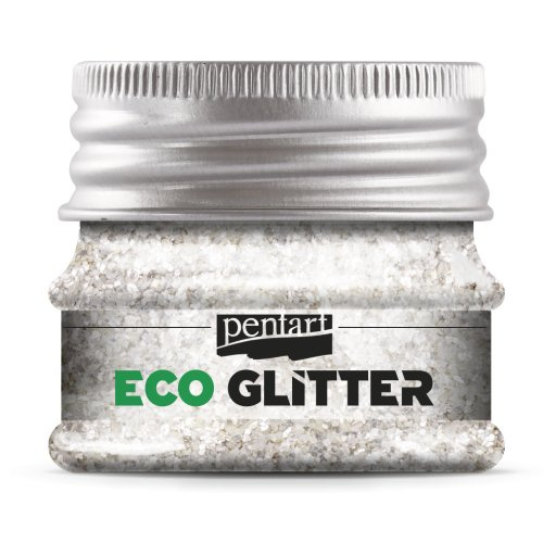 Pentart Eko Glitter PENTART 15 g FINE STŘÍBRNÁ