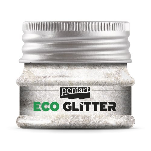 Pentart Eko Glitter PENTART 15 g EXTRA FINE STŘÍBRNÁ