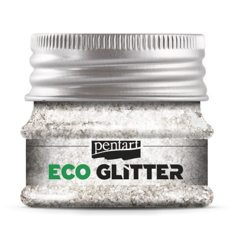 Pentart Eko Glitter PENTART 15 g HRUBÁ STŘÍBRNÁ