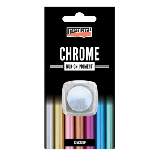 Pentart CHROM rub-on pigment PENTART 0,5 g KRÁLOVSKÁ MODRÁ