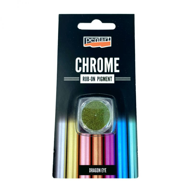 Pentart CHROM rub-on pigment PENTART 0,5 g DRAČÍ OKO