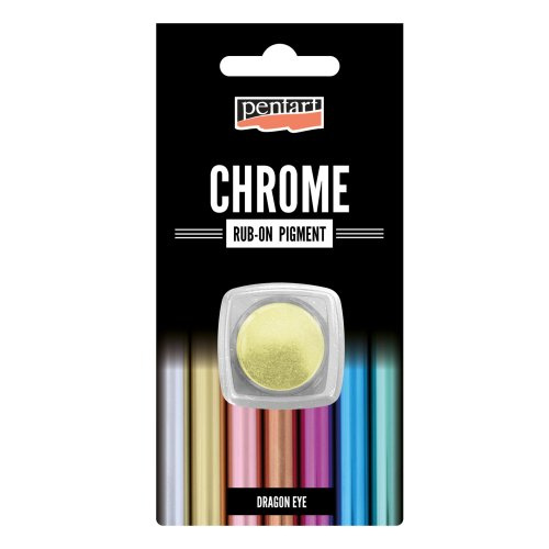 Pentart CHROM rub-on pigment PENTART 0,5 g DRAČÍ OKO