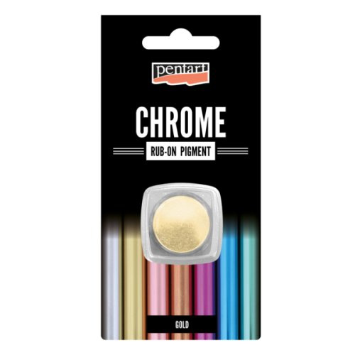 Pentart CHROM rub-on pigment PENTART 0,5 g ZLATÁ