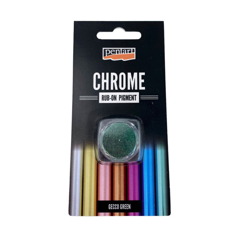 Pentart CHROM rub-on pigment PENTART 0,5 g GECCO ZELENÁ