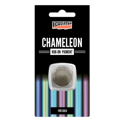 Pentart CHAMELEON rub-on pigment PENTART 0,5 g FIRE ZLATÁ