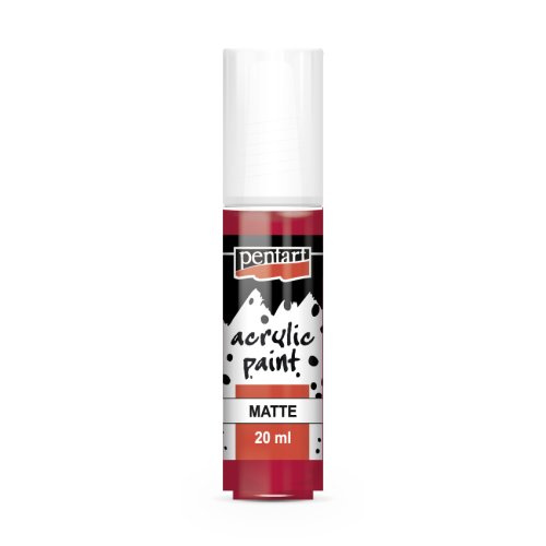 Pentart Akrylová barva matná PENTART 20 ml KARMÍNOVÁ