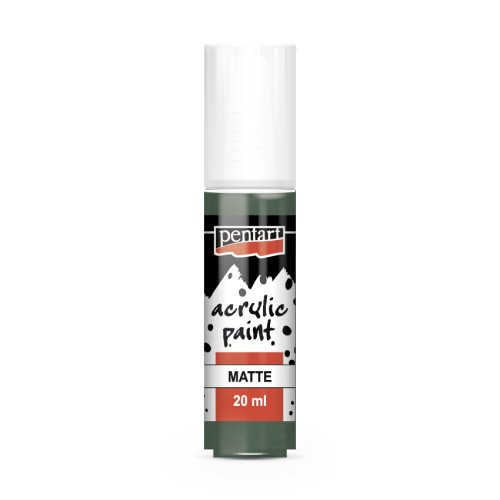 Pentart Akrylová barva matná PENTART 20 ml KHAKI ZELENÁ