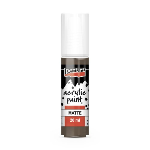 Pentart Akrylová barva matná PENTART 20 ml ZEMĚ HNĚDÁ