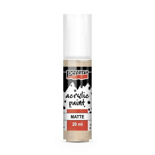 Pentart Akrylová barva matná PENTART 20 ml SVĚTLÁ ORANŽOVÁ